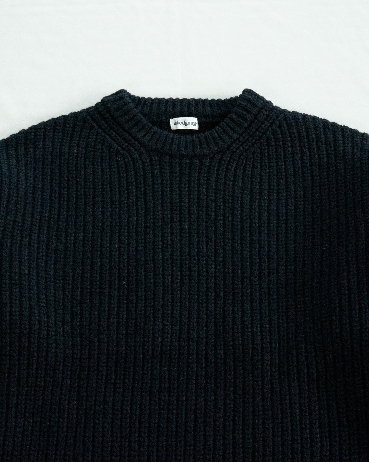 MERRY YARN ‘BUDDY’ SWEATER, BLACK