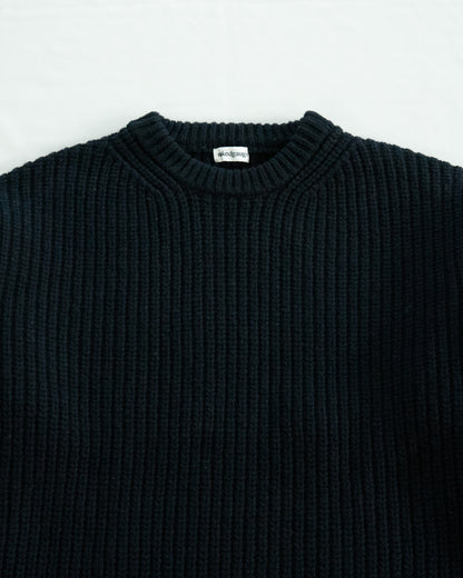 MERRY YARN ‘BUDDY’ SWEATER, BLACK