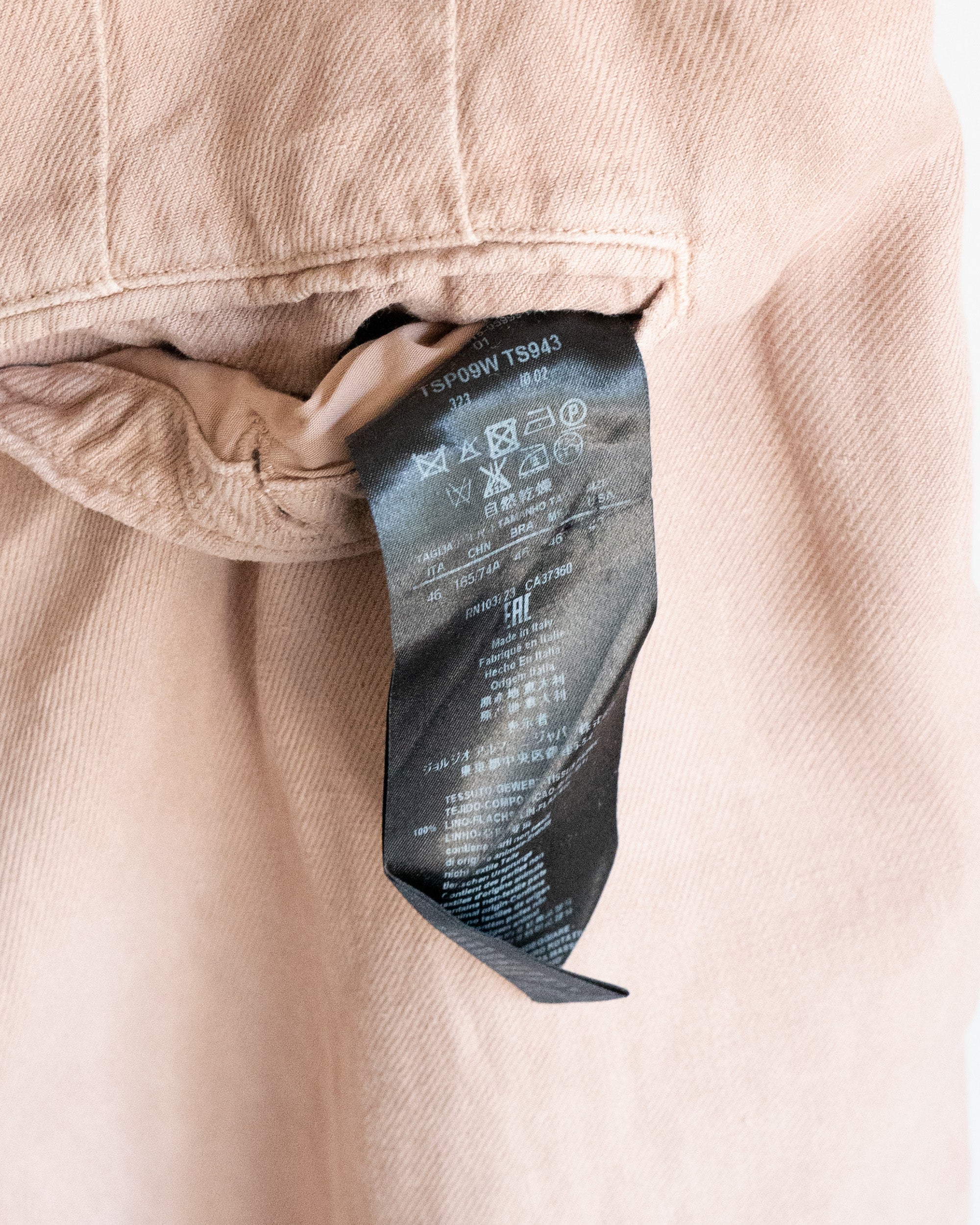 Cuffed Hem Linen Shorts